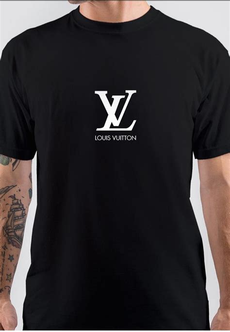 black lv t shirt mens|louis vuitton shirt for men.